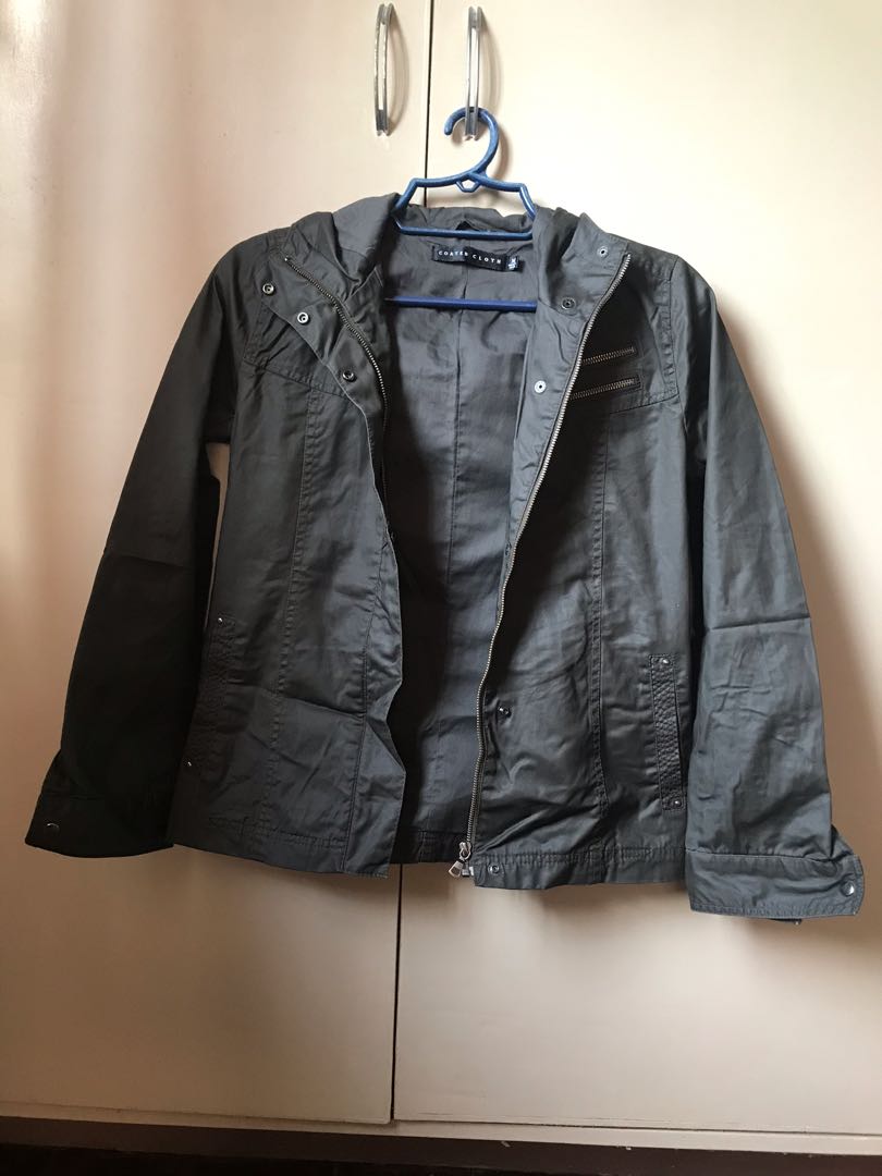 Uniqlo coated cloth jacket Women s Fashion Coats Jackets and