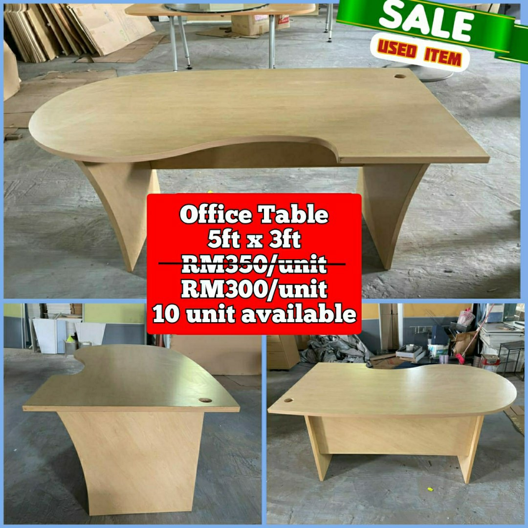 Used Office Table Furniture, Furniture & Home Living, Furniture, Tables