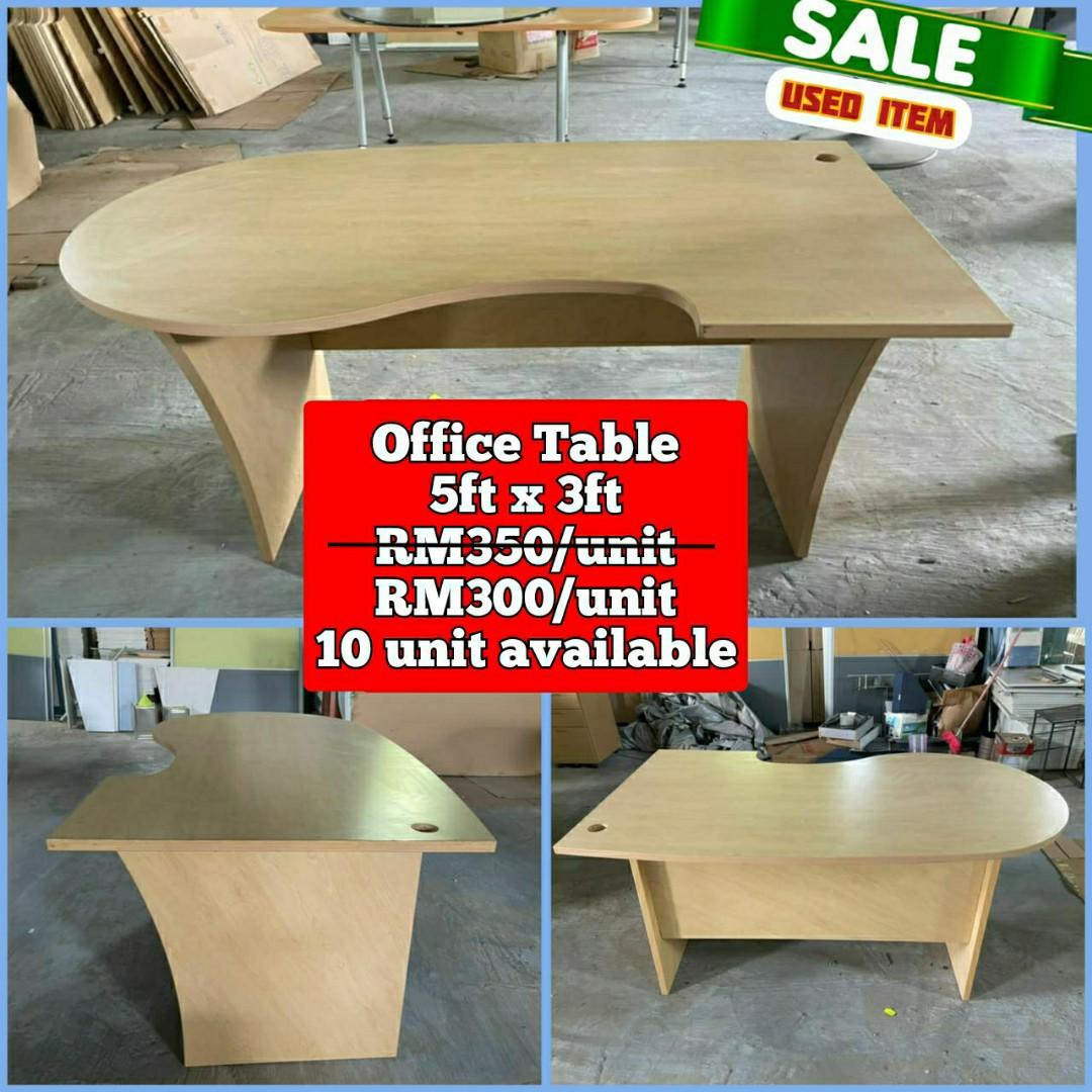 Used Office Table Furniture, Furniture & Home Living, Furniture, Tables