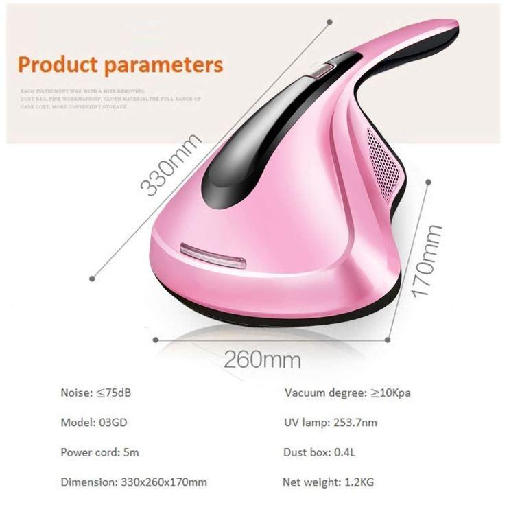 Dust Mite Killer UV For Bed Mattress Mites Kill Vacuum Cleaner Handheld
