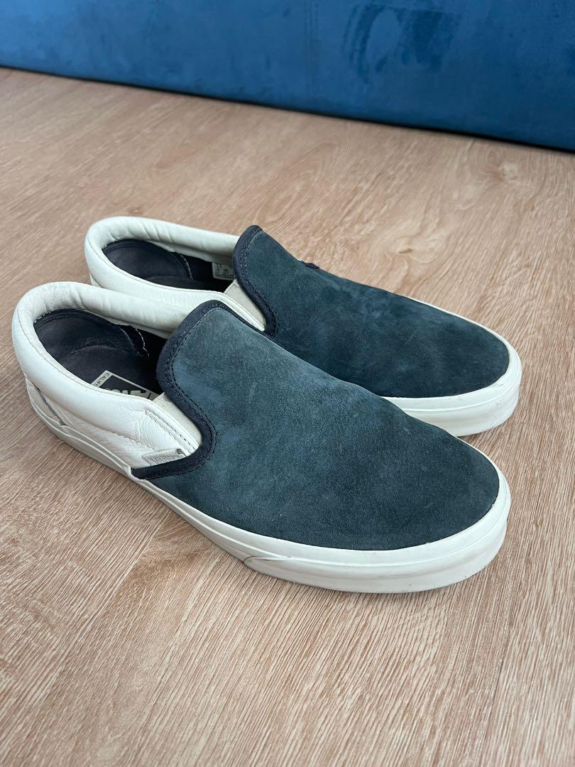 Vans scotchgard slip-on ca in blue graphite outlet