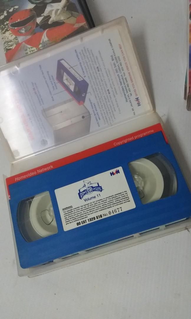 Video tape lama power rangers(vhs), Hobbies & Toys, Collectibles