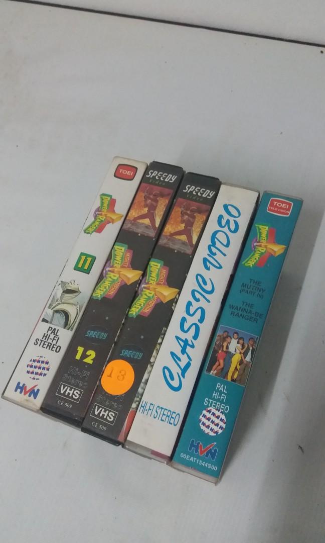 Video tape lama power rangers(vhs), Hobbies & Toys, Collectibles