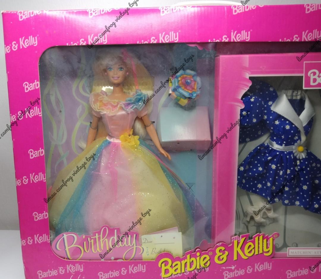 VINTAGE 1997 ARCOTOYS MATTEL MISB BARBIE KELLY BIRTHDAY Hobbies