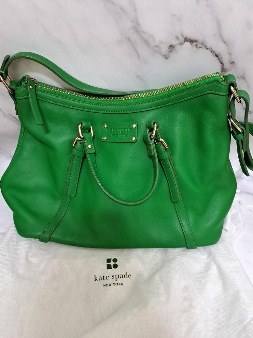 Vintage Kate Spade Leather Green Authentic Bag, Women's Fashion, Bags &  Wallets, Shoulder Bags on Carousell