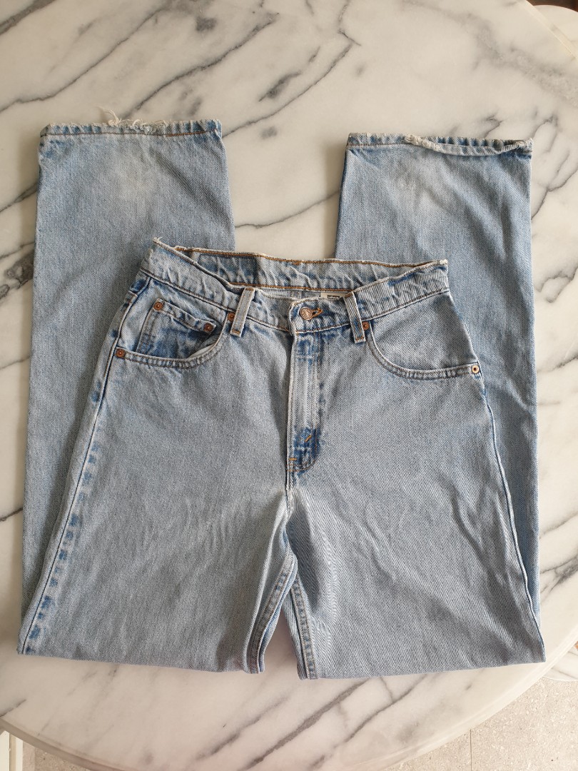 565 loose fit wide leg jeans 