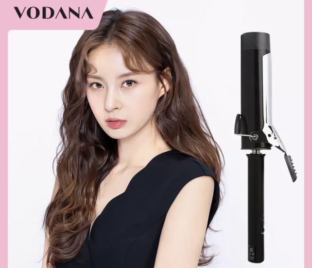 VODANA Glam Wave Hair Curler 40mm Black Beauty Personal Care