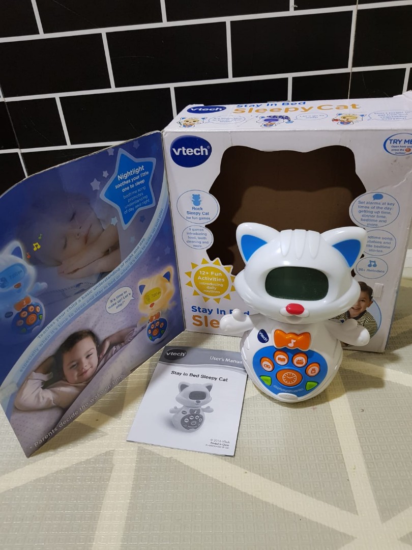 Vtech stay in discount bed sleepy cat