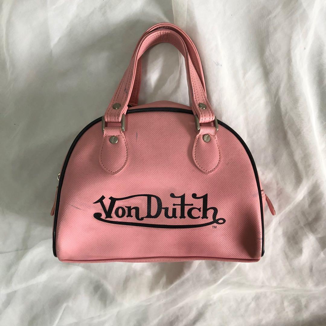 Von Dutch orange small bowling bag, Women's Fashion, Bags & Wallets,  Cross-body Bags on Carousell