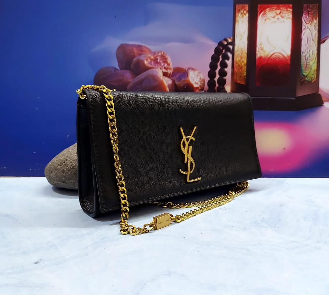 Gold Saint Laurent Kate Tassel Medium Shoulder Bag Gold Tassel Bag