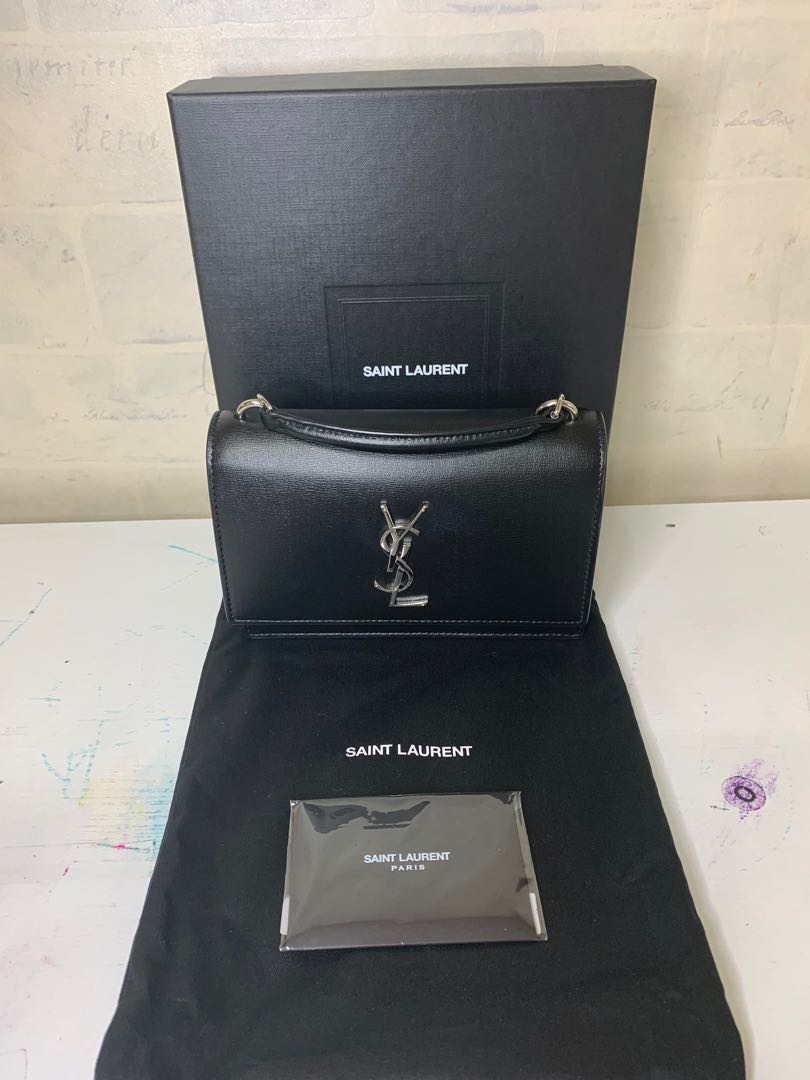 YSL Crossbody Bag with handle, Luxury, Bags & Wallets on Carousell