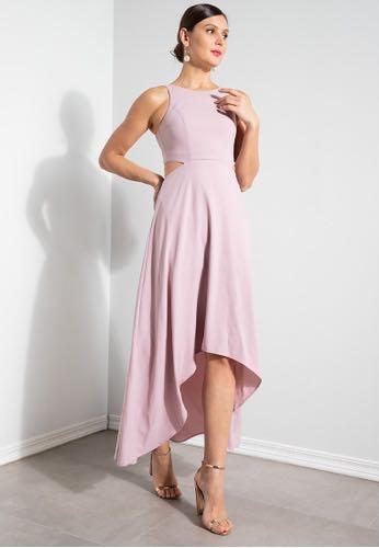 Zalora Bridesmaid Cut Out Maxi Dress