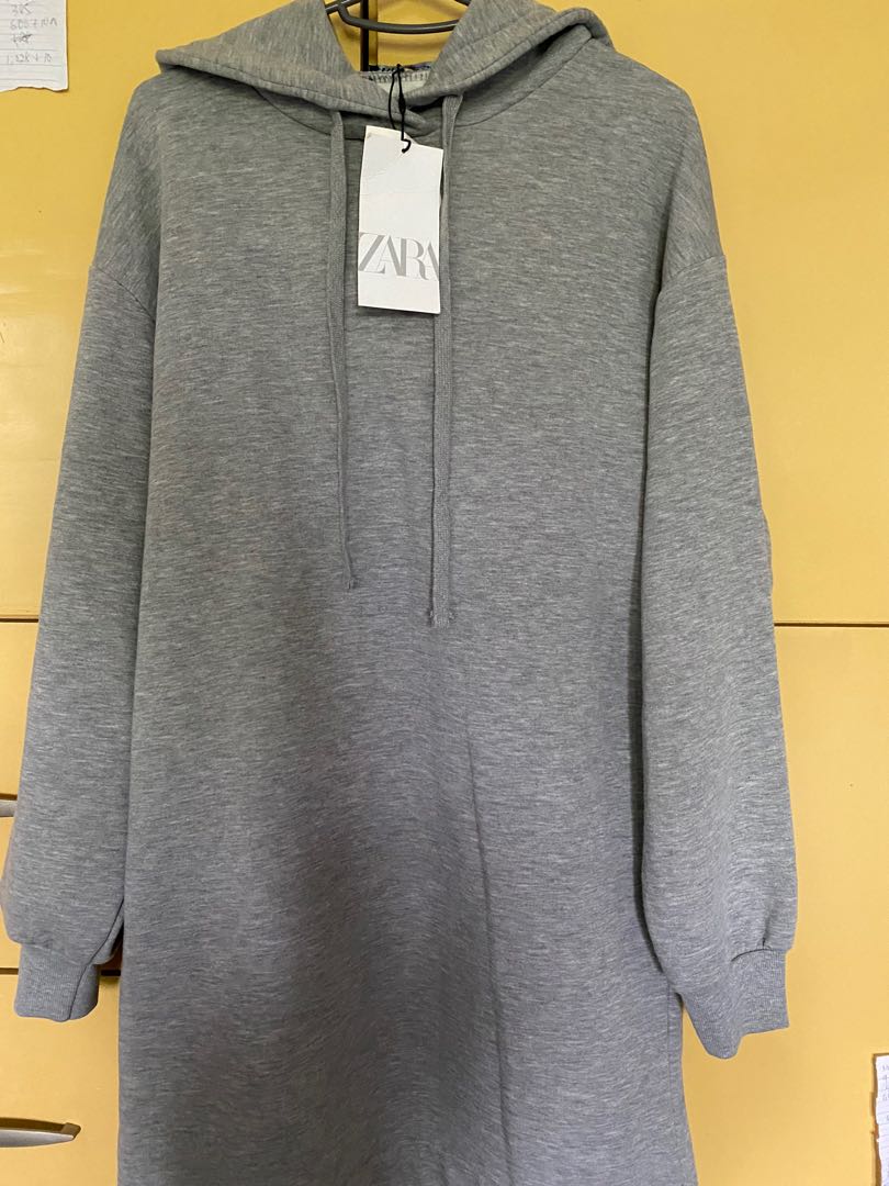 zara hoodie dress