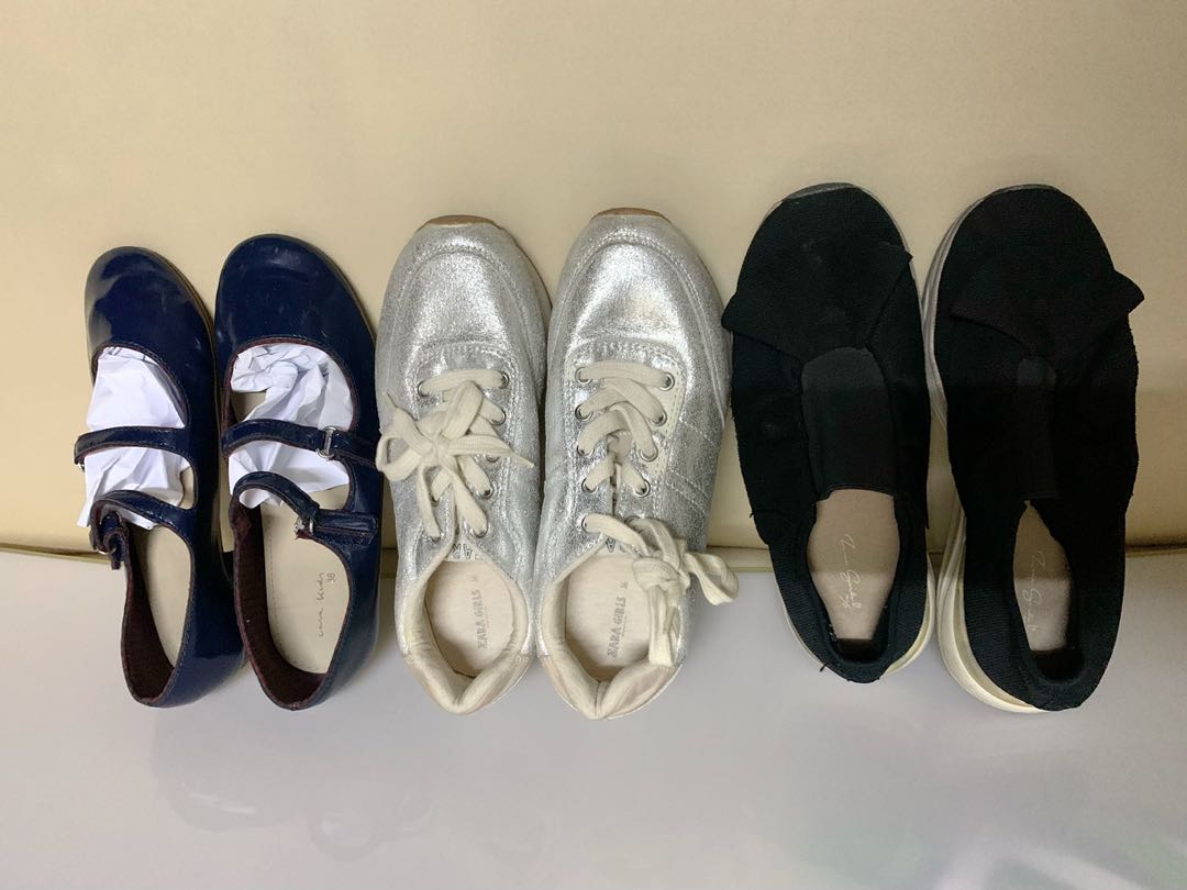 ZARA girls shoes take all 400, Babies & Kids, Babies & Kids Fashion on