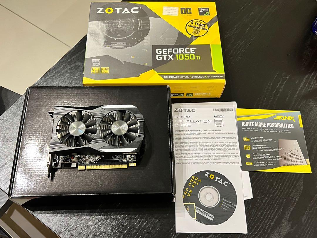 Zotac gtx 1050ti clearance oc