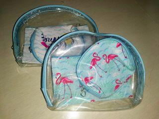 3n1 Toiletry Make Up Pouch Bundle of 2