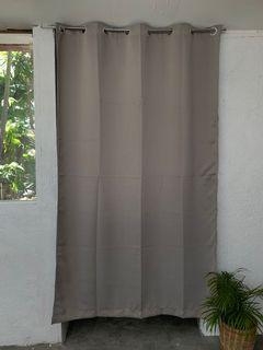 7 feet light gray Curtain