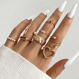 8pcs ring set