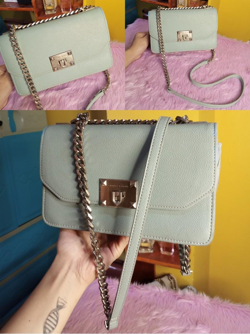 Metal push lock crossbody bag on sale