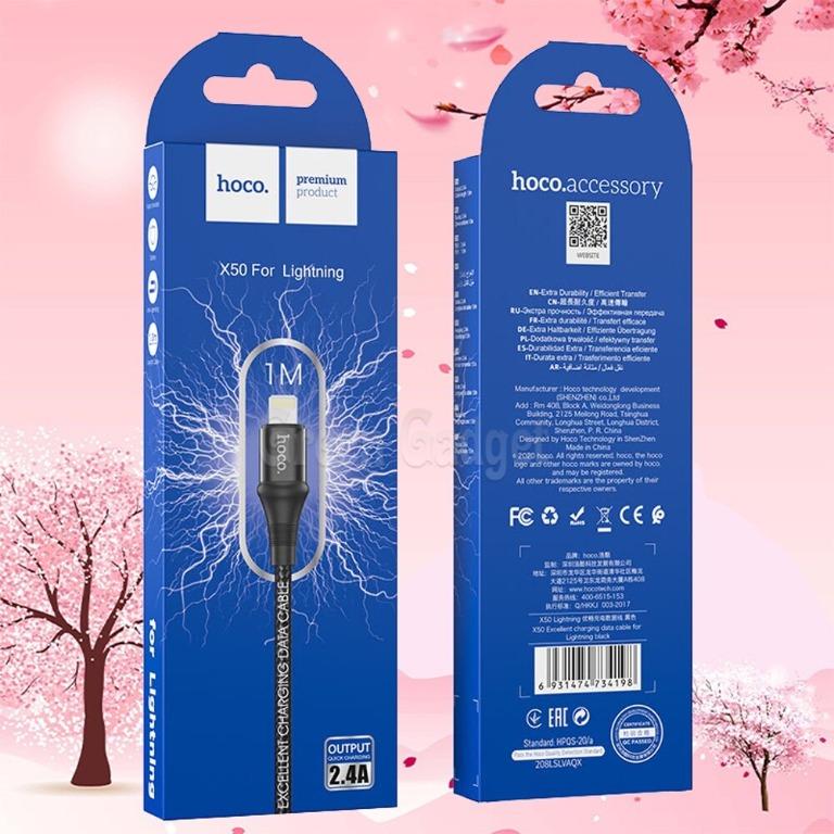 Hoco H UPF01 GR MFI Certified Fast Charging Lightning to