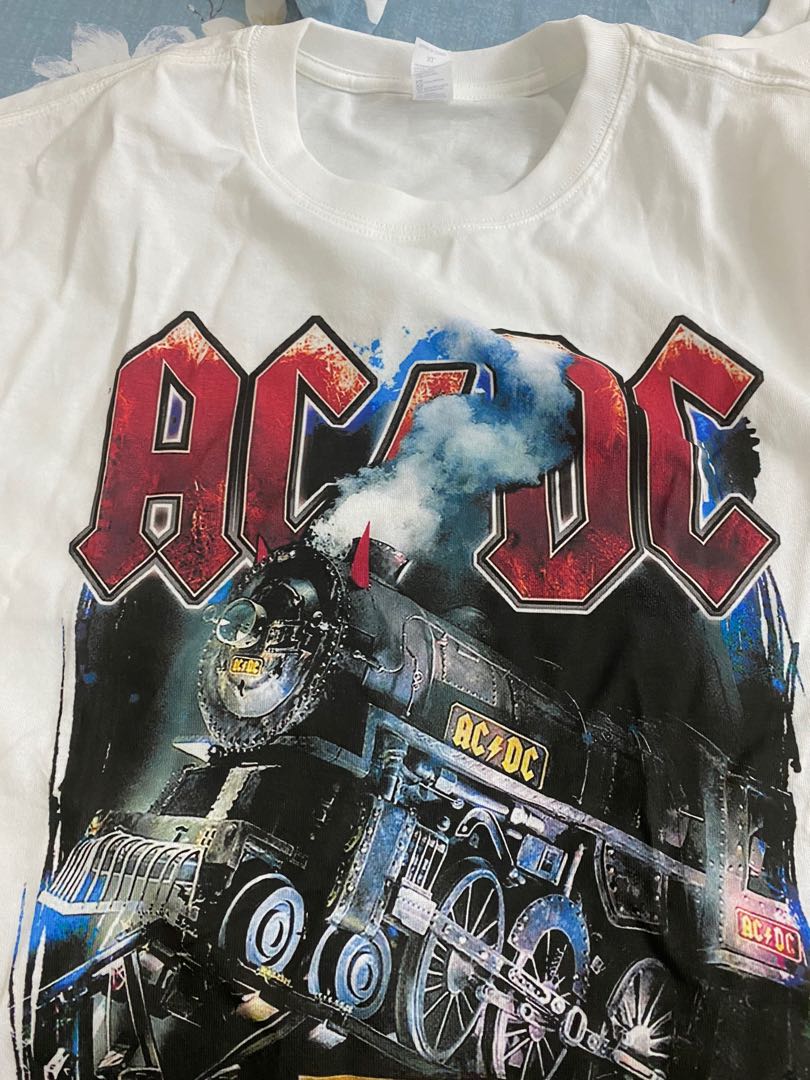 AC/DC vintage t shirt, Men's Fashion, Tops & Sets, Tshirts & Polo ...
