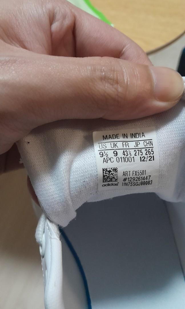 Adidas us 9 to uk navy top