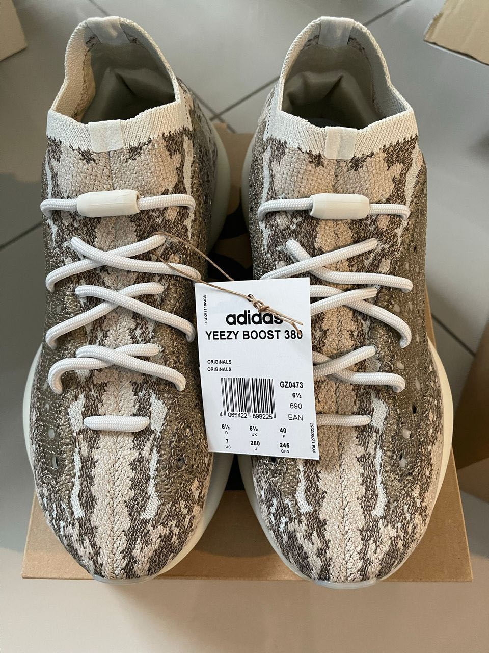 Adidas Yeezy Boost 380 Pyrite Men s Fashion Footwear Sneakers
