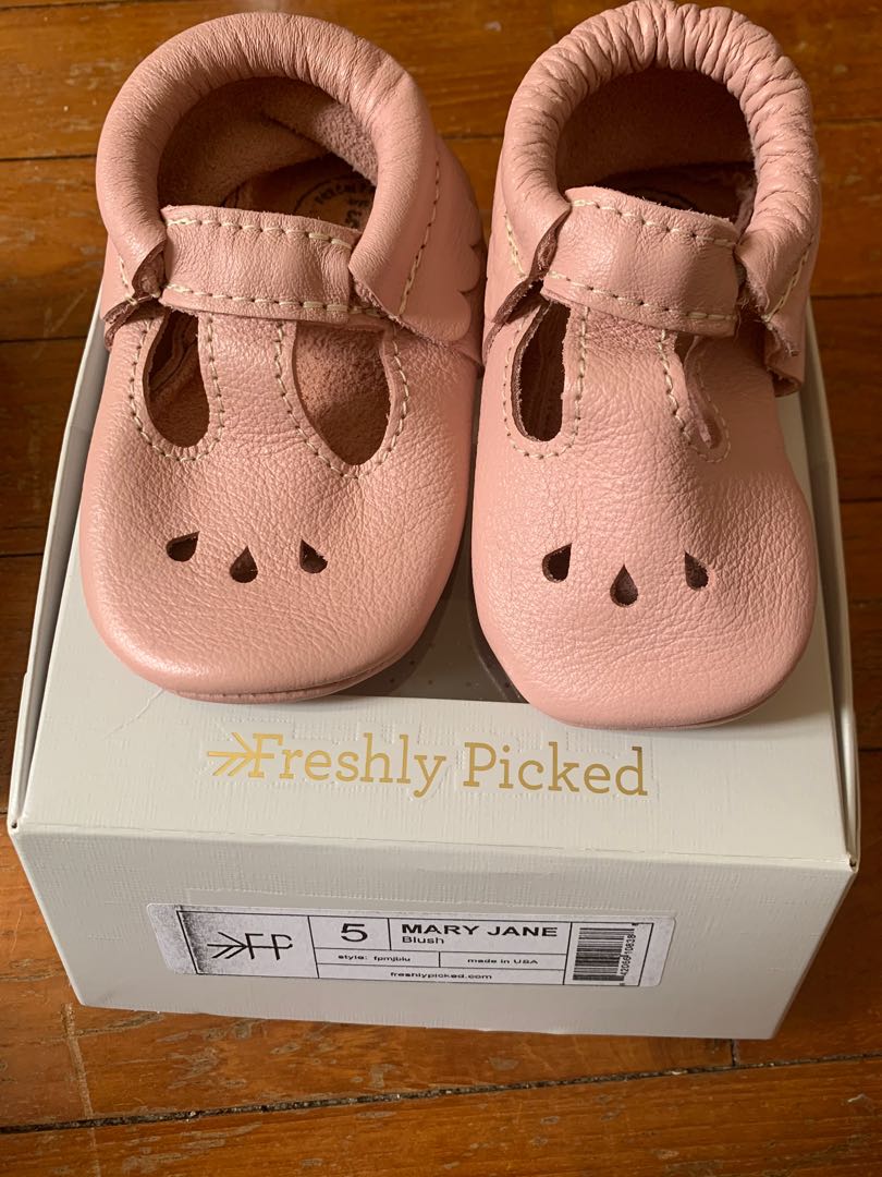 FREE Baby Shoes Freshly Picked Mary Jane moccasin Babies Kids