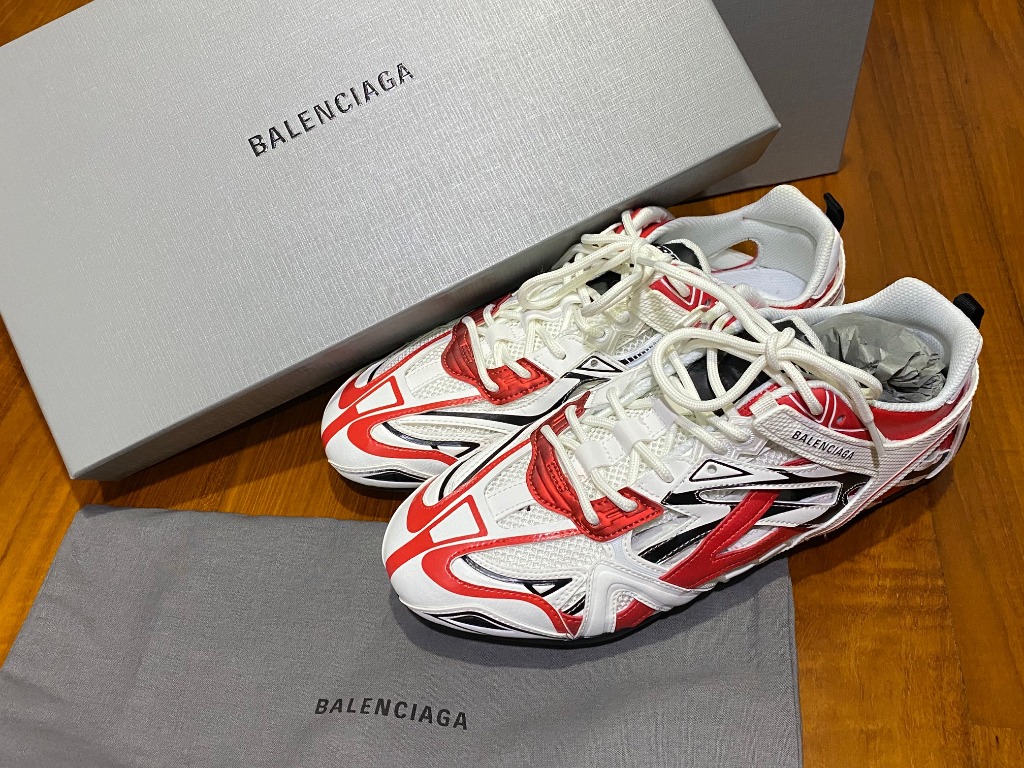 Red white balenciaga hotsell