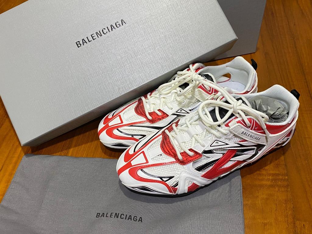 Balenciaga Drive Sneakers Red White and Black