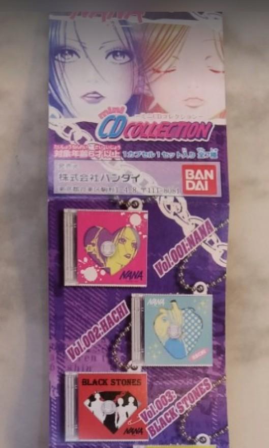 BANDAI NANA 娜娜MINI CD 扭蛋鎖匙扣全套共7款2006年發売絕版商品未