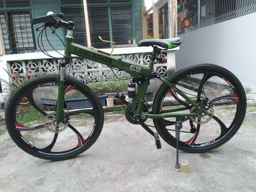 Basikal land rover lipat Sports Equipment Bicycles Parts