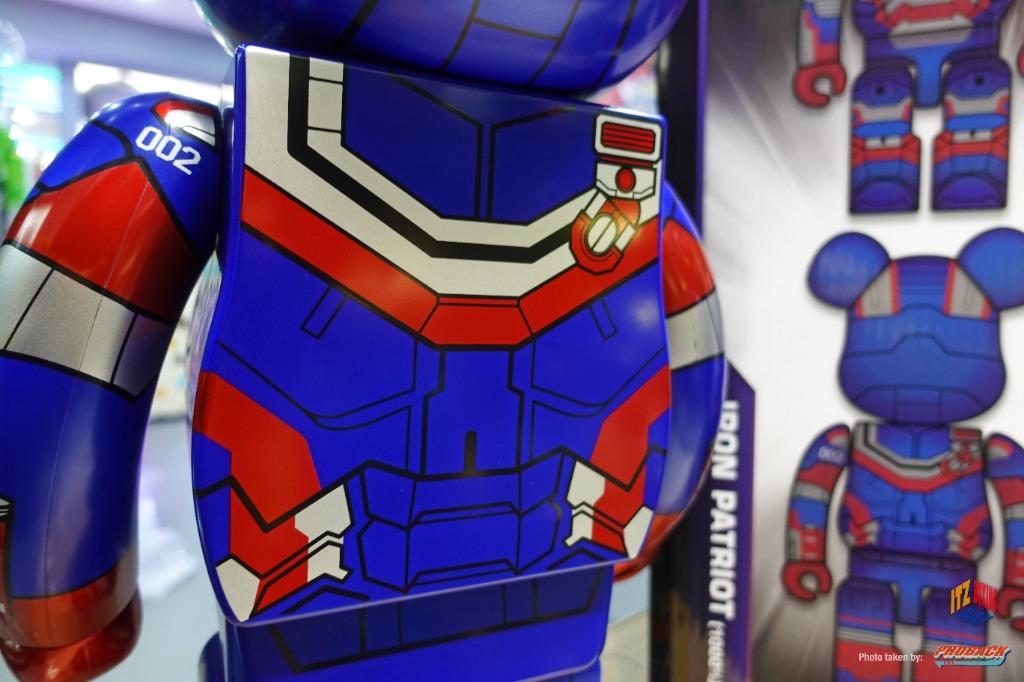 BE@RBRICK IRON PATRIOT 1000%, 興趣及遊戲, 玩具& 遊戲類- Carousell