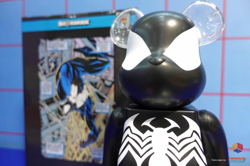 BE@RBRICK SPIDER-MAN BLACK COSTUME 100% & 400％, 興趣及遊戲, 玩具 ...