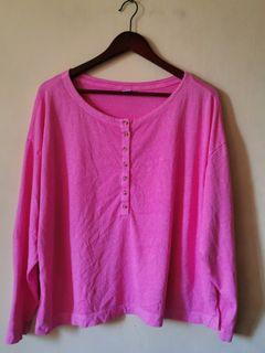 Bnew plus size Old Navy pink pullover top (2XL-3XL)
