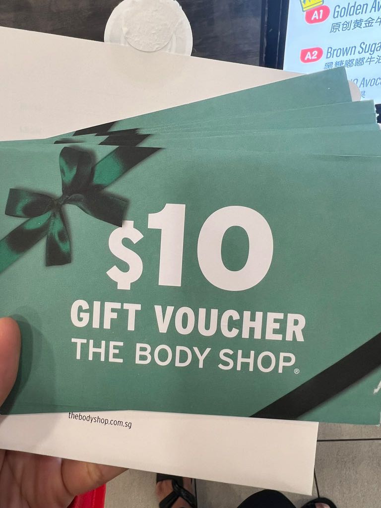 Body Shop Vouchers, Tickets & Vouchers, Vouchers on Carousell