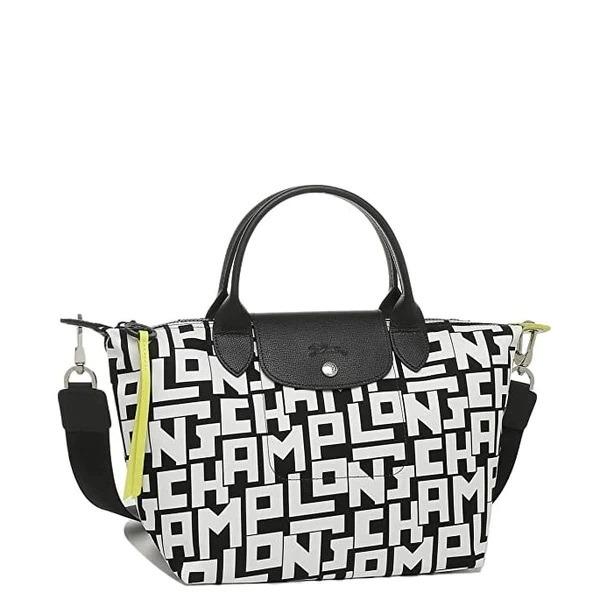 BRAND NEW AUTHENTIC INSTOCK LIMITED EDITION LONGCHAMP LE PLIAGE NEO LGP LIMITED EDITION 1512 L1512412576 SMALL WHITE BLACK