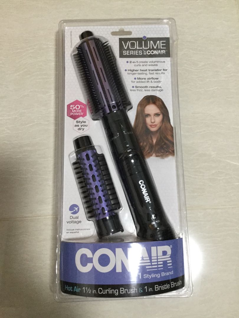 Brand New Dual Voltage Conair Hair Dryer cum Curler, Beauty & Personal