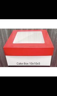 Cake Box (10x10x5 inches / sold by 4s)