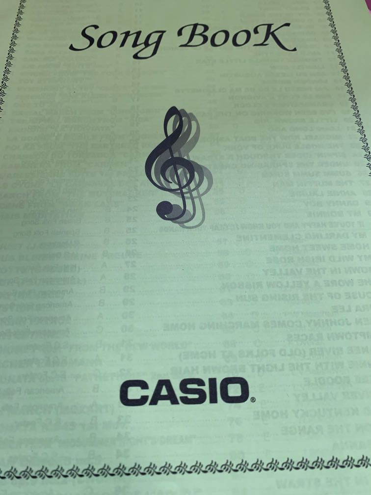 Casio songbook deals