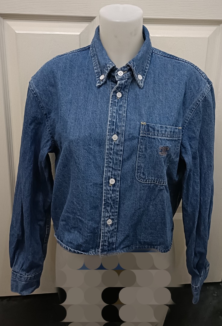 クロップドシャツ ユニオンオーシャンウォッシュ デニム