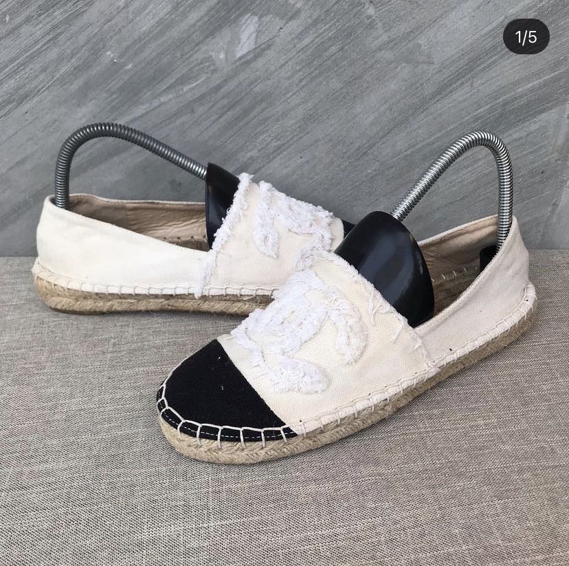 chanel espadrilles On Sale  Authenticated Resale  The RealReal