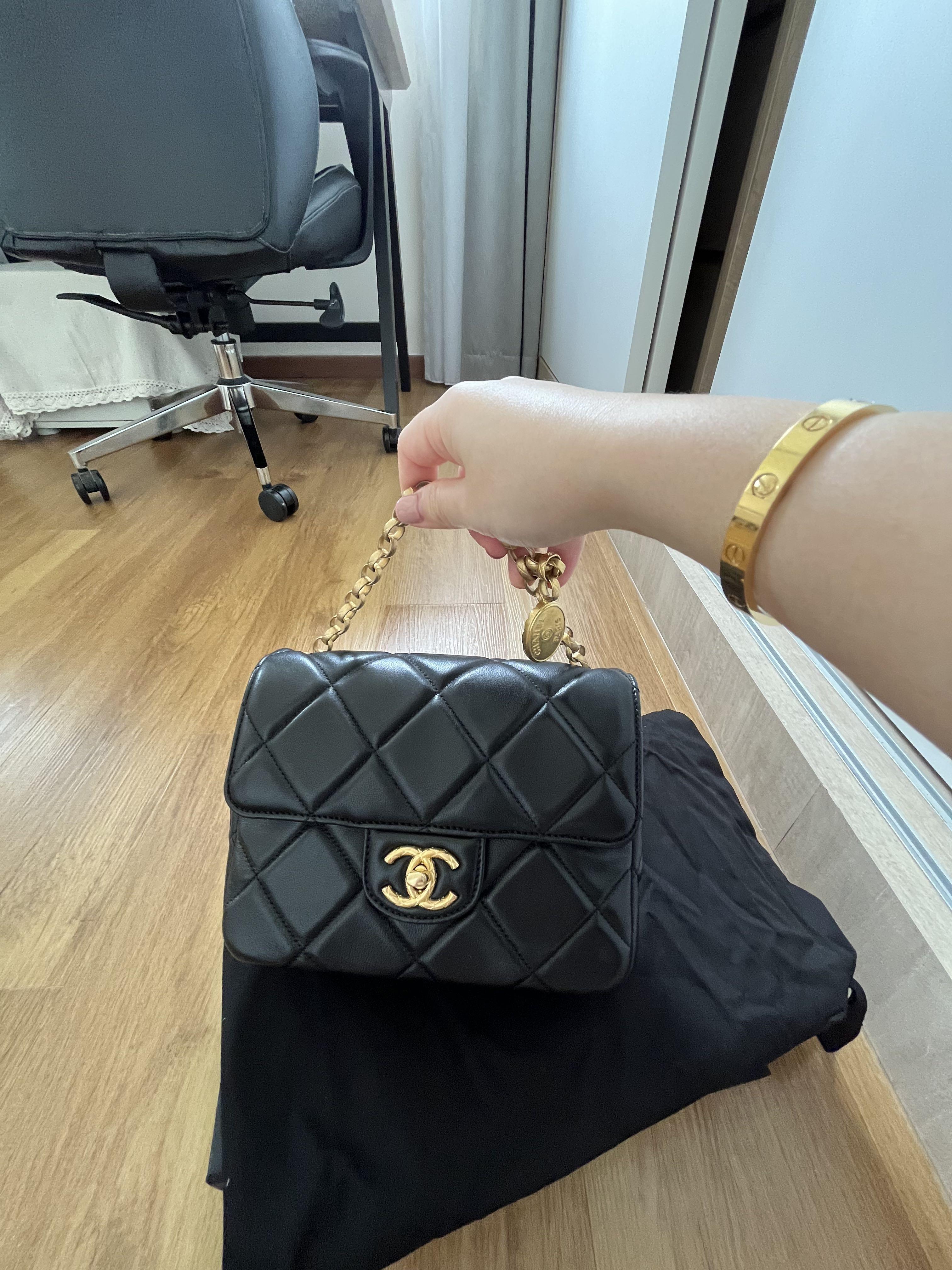 Chanel micro discount mini flap bag