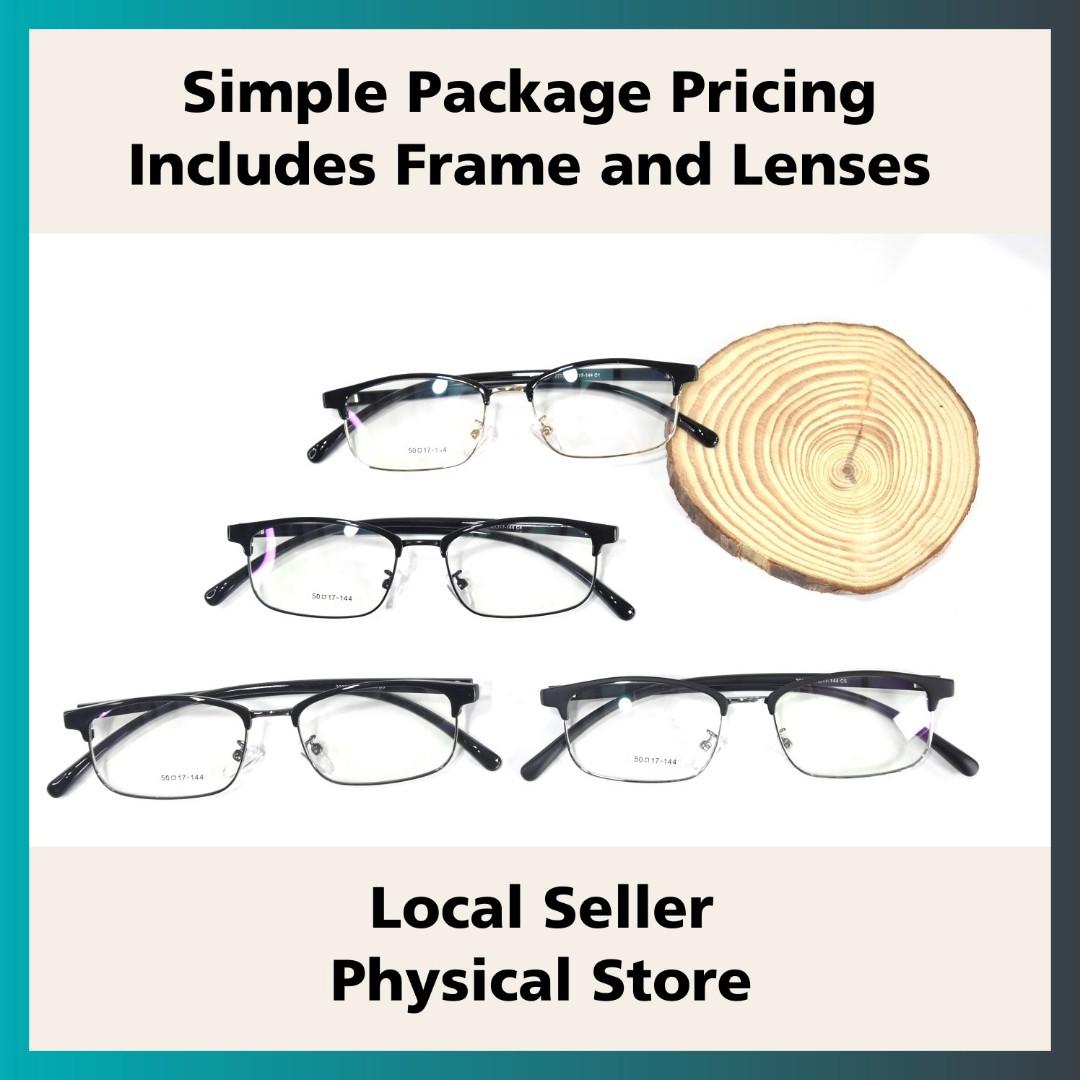 Cheap Spectacles in Clubmaster Browline design Affordable