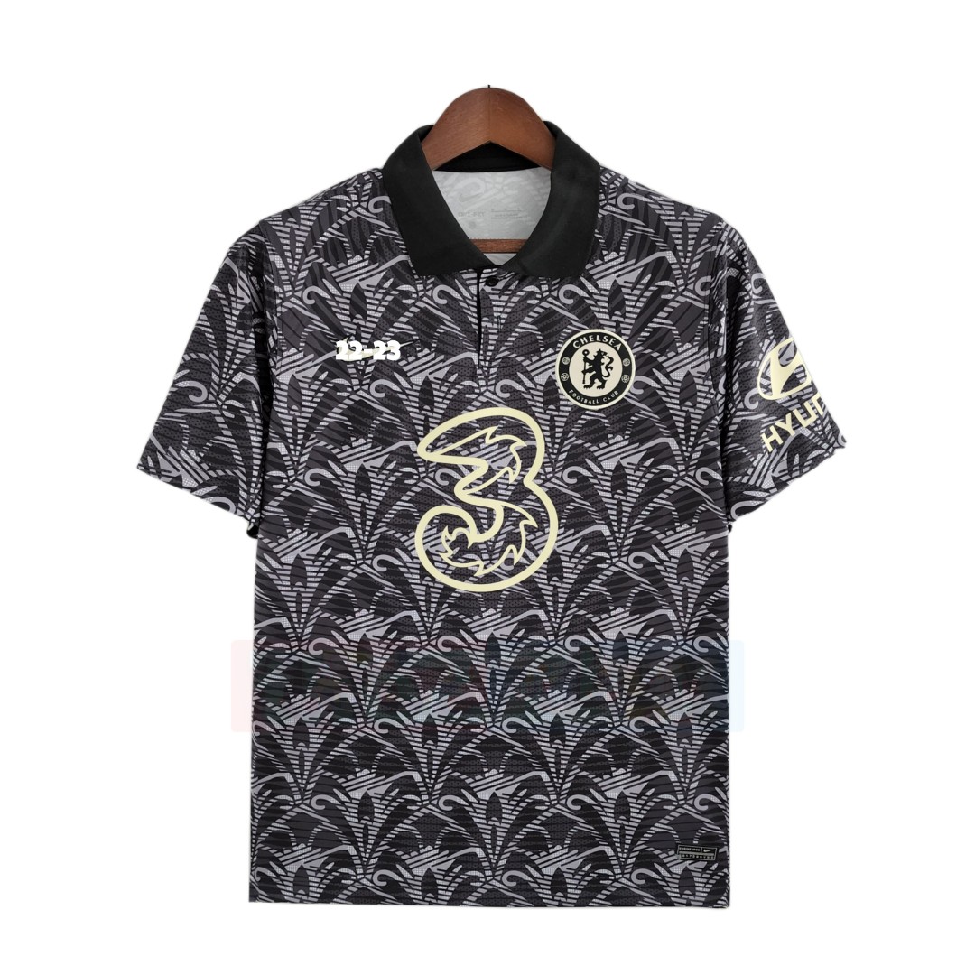 Chelsea black jersey top