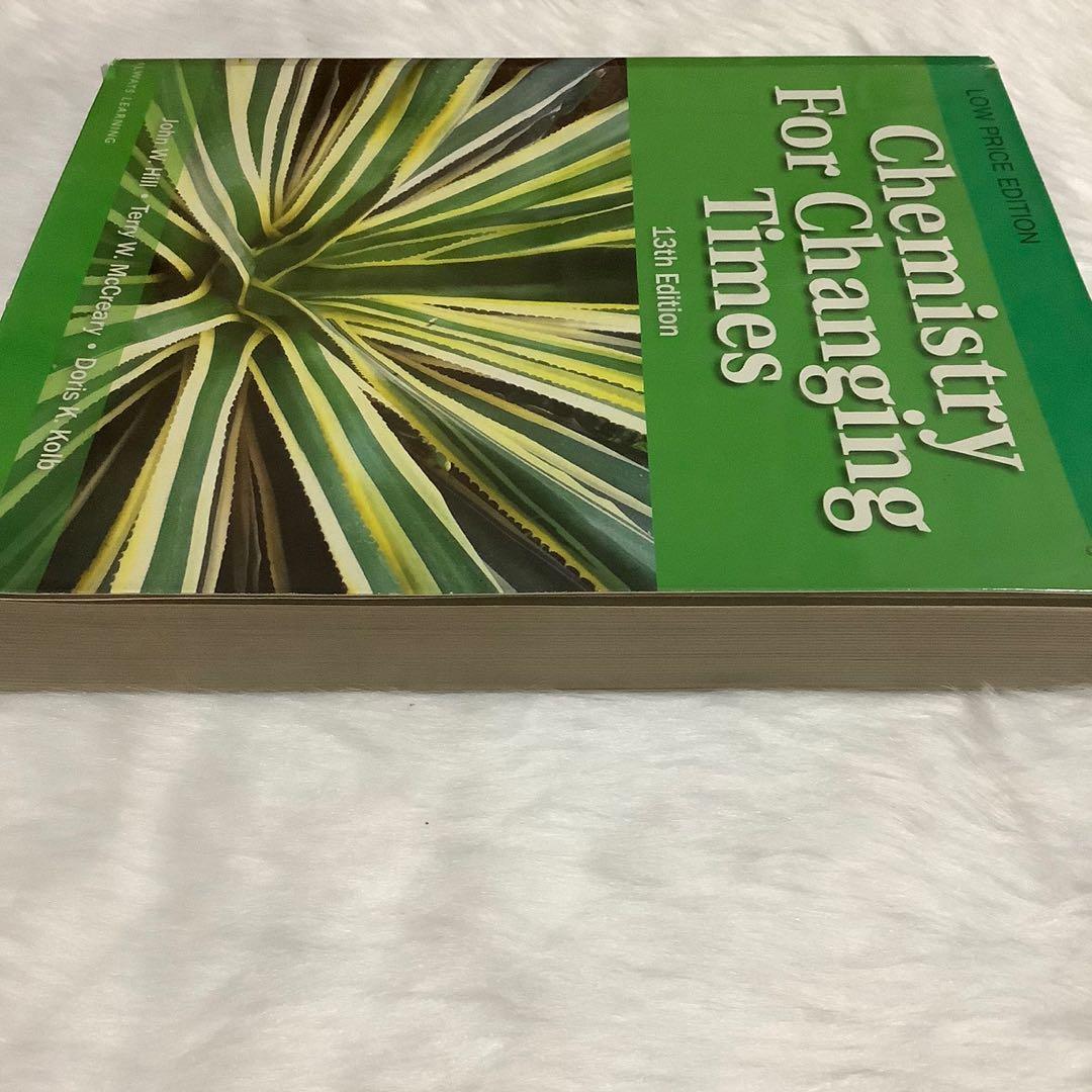 Chemistry For Changing Times - John Hill (13th Edition) (Category: Textbooks) located in Pasig City. Submitted by tisha.m (Listing ID 1167205294, Image 3). Description: ✔️good as new ✔️9/10 ✔️with plastic cover ✔️preloved.