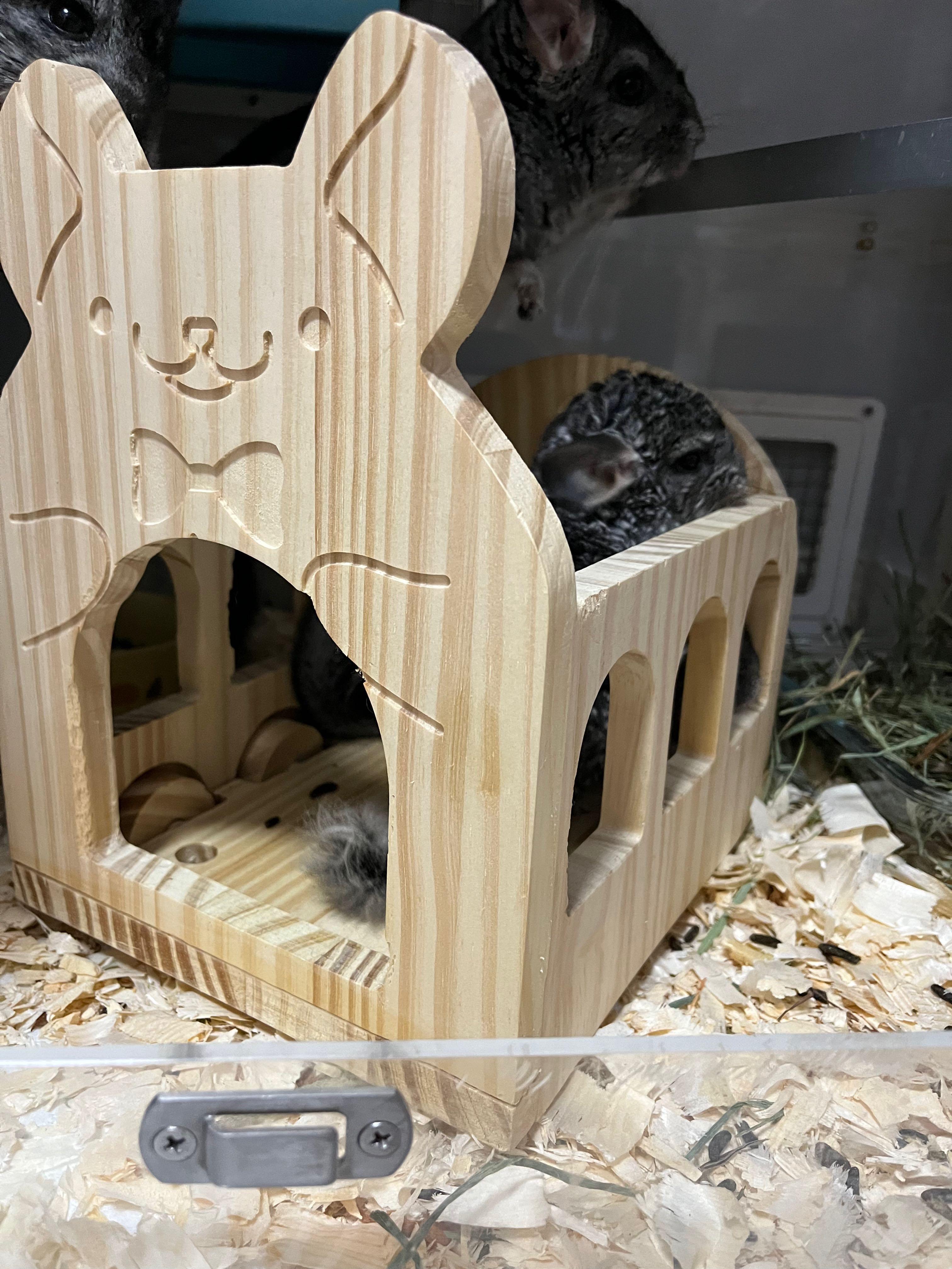 chinchilla house wood