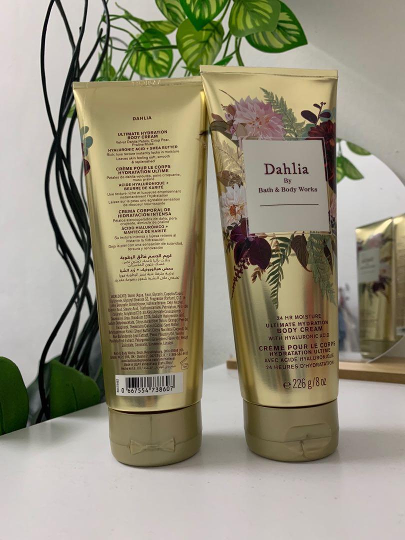 Dahlia Body Cream Bath & Body Works, Beauty & Personal Care, Bath