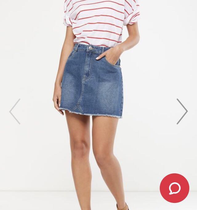 Cotton on a line denim skirt 2025