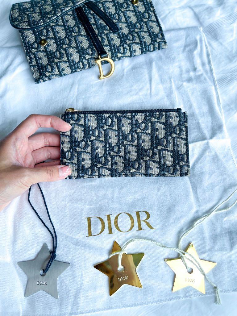 Dior Saddle Pouch with Chain Blue Oblique – ＬＯＶＥＬＯＴＳＬＵＸＵＲＹ
